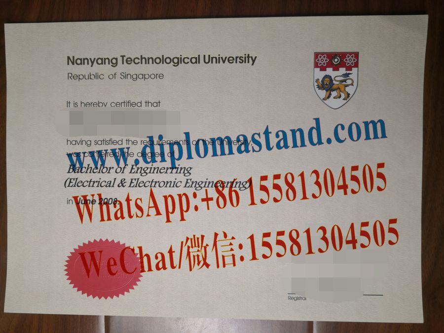 Fake Nanyang Technological University Diploma Degree