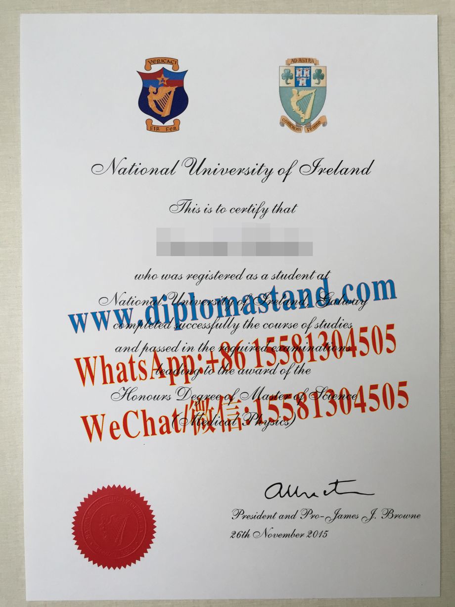 Fake National University of Ireland Diploma Certificate