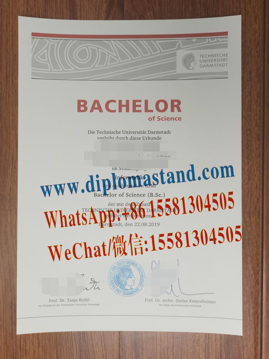 Fake TU Darmstadt Diploma Certificate