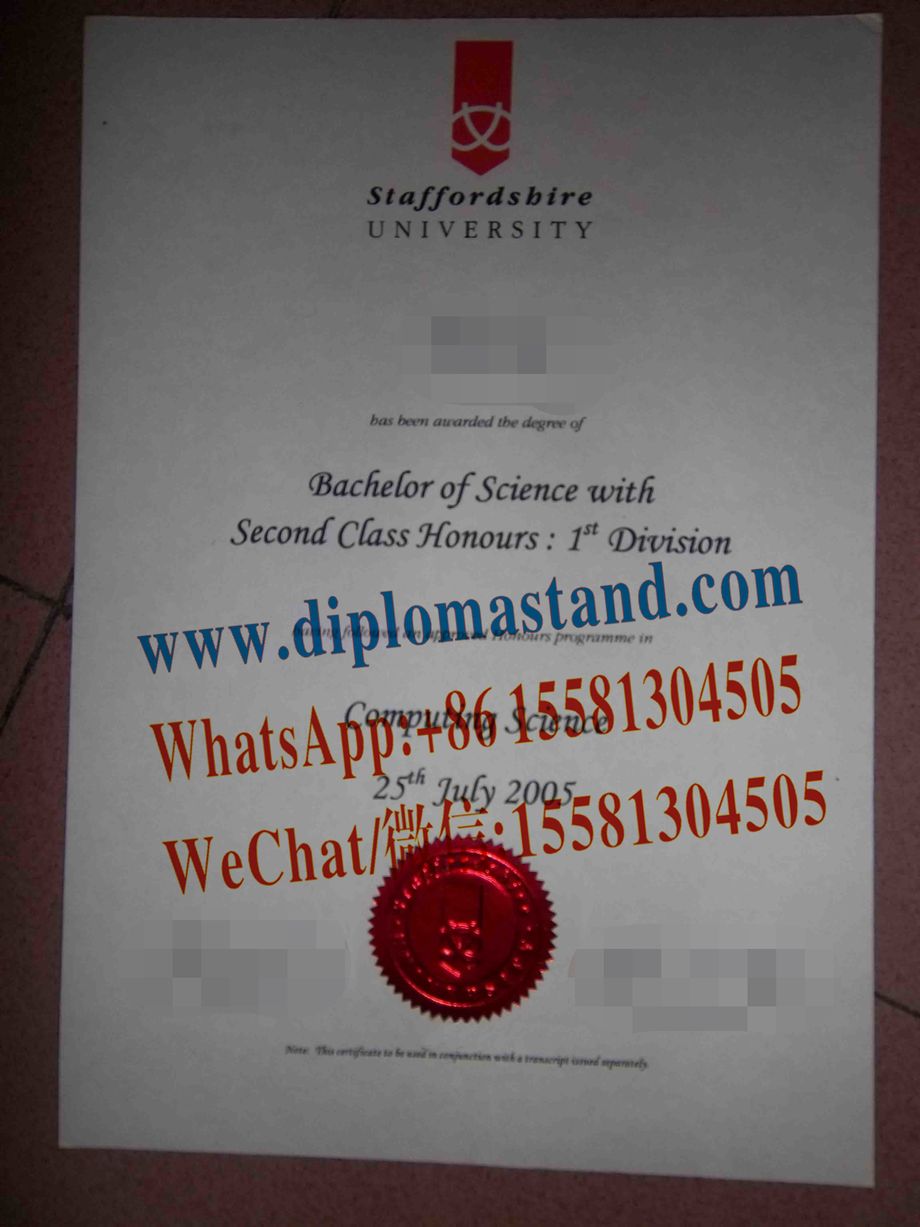 Fake The University of Staffordshire University Diploma Makers