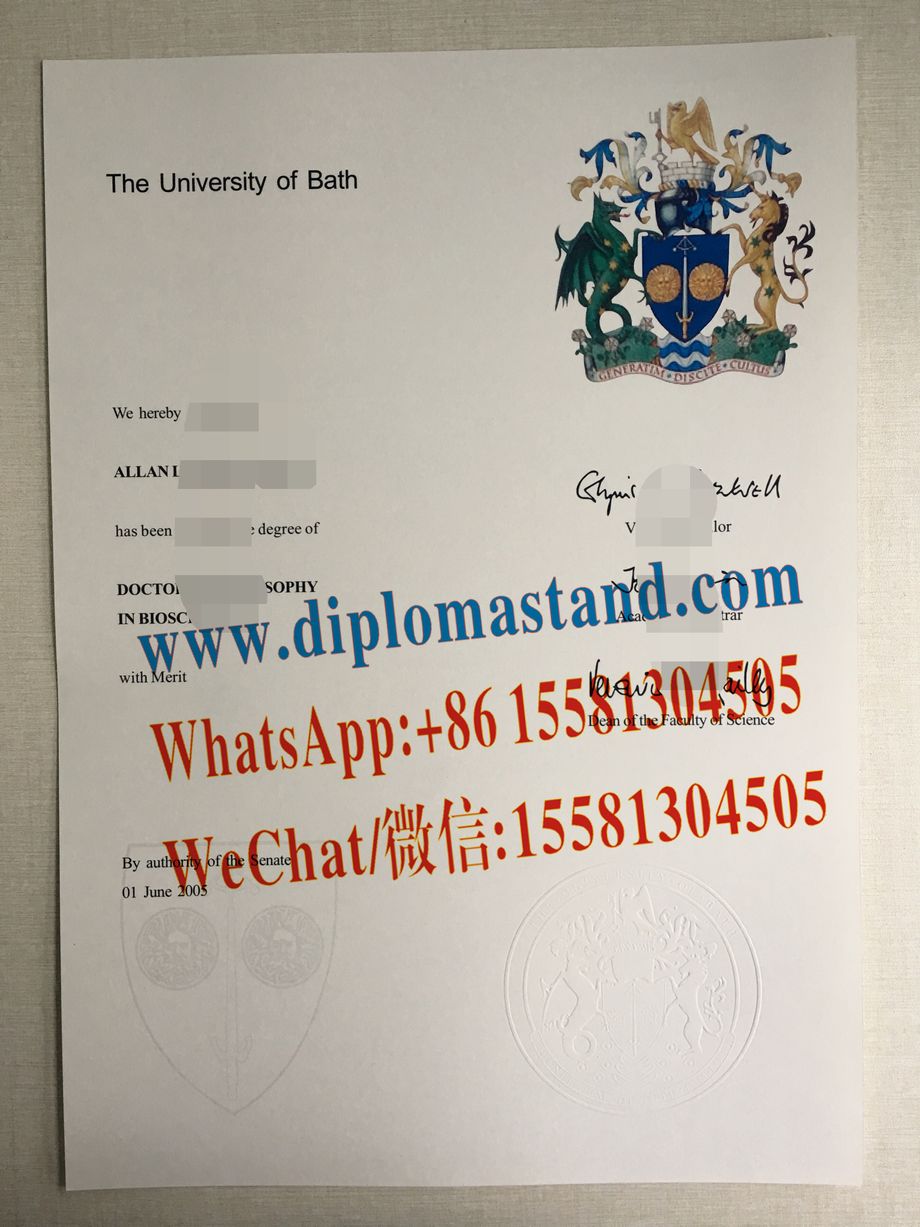 Fake University of Bath Diploma Makers