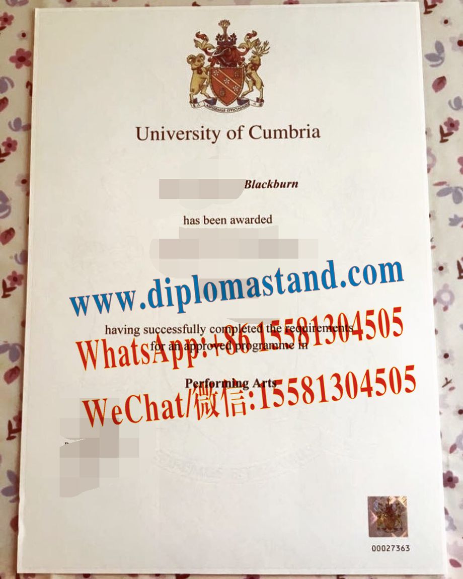 Fake University of Cumbria Diploma Makers