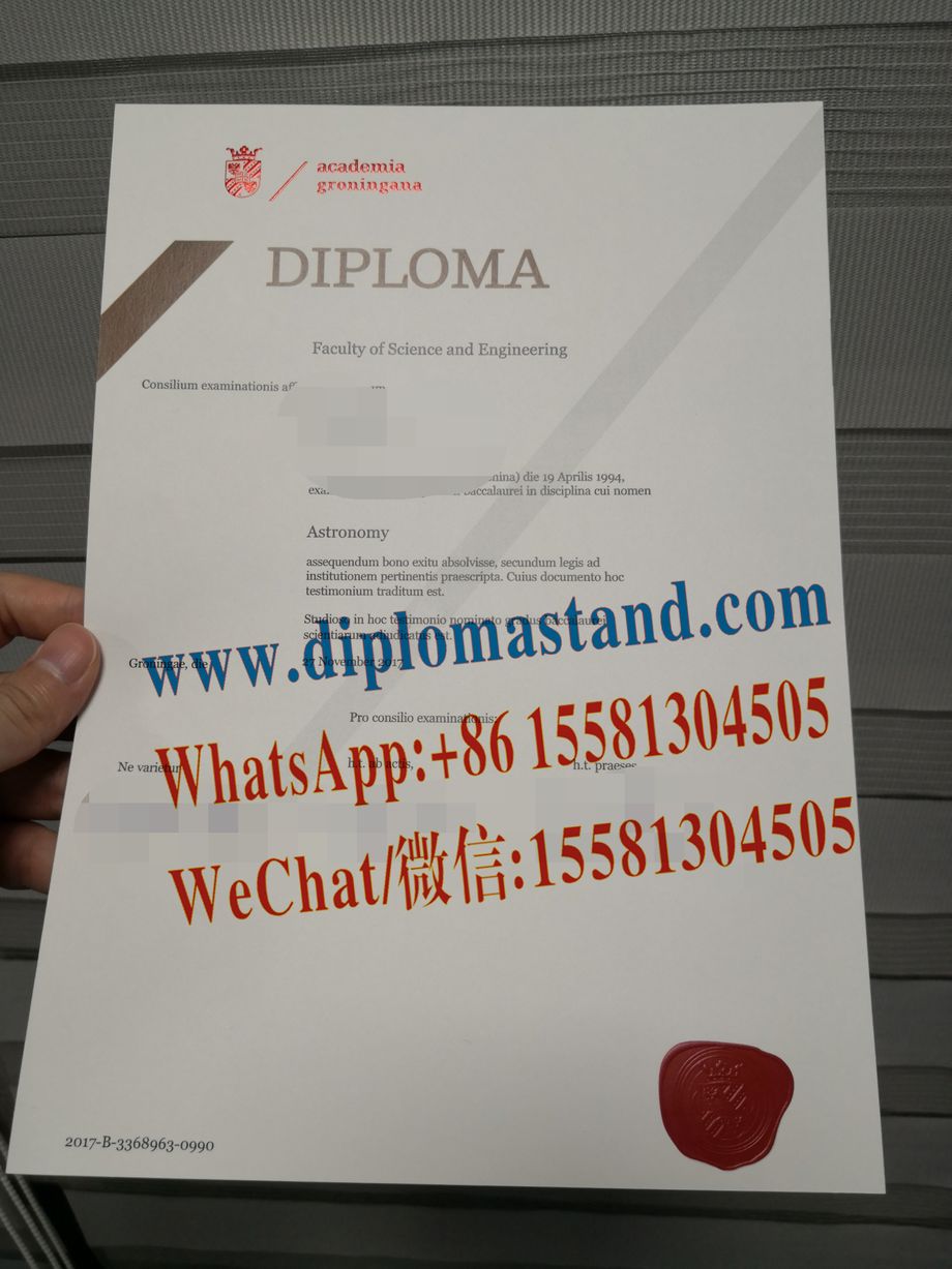 Fake University of Groningen Diploma Transcript