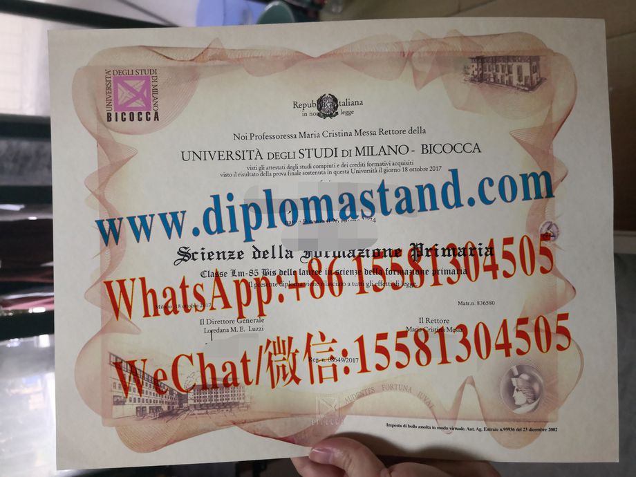 Fake University of Milan  Diploma Degree