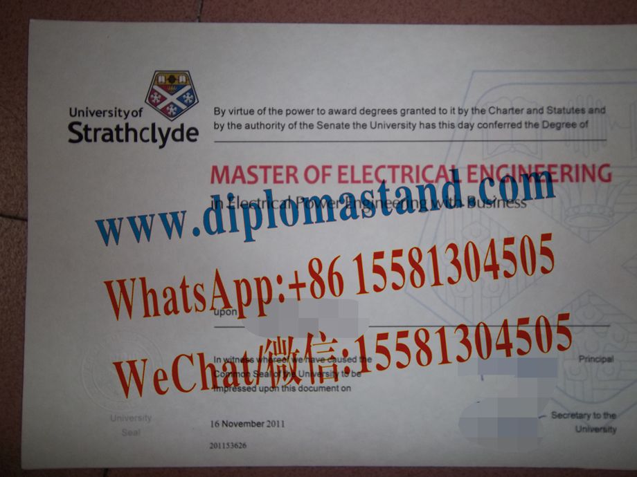 Fake University of Strathclyde  Diploma Makers