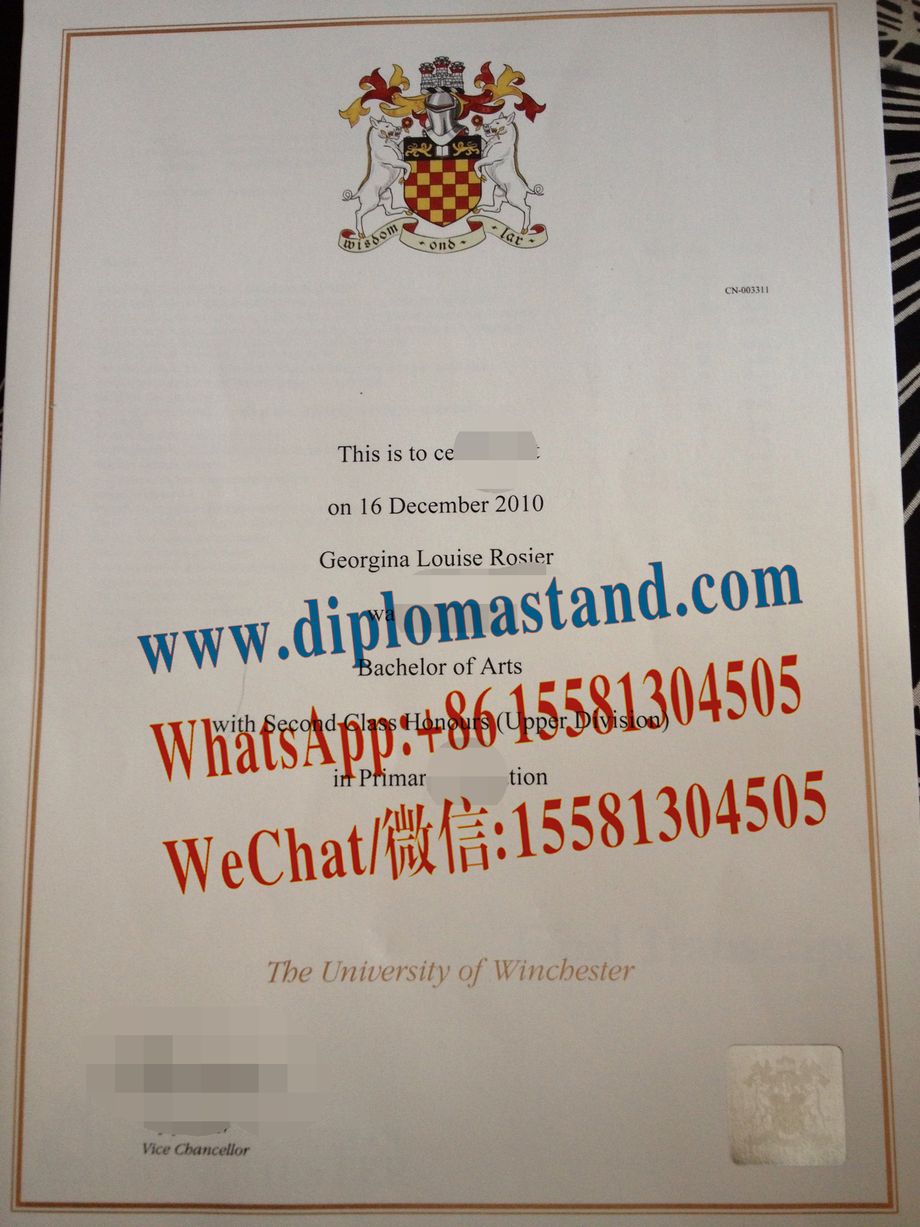 Fake University of Winchester Diploma Makers