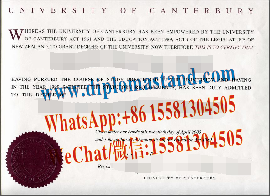 How Buy University of Canterbury Diploma