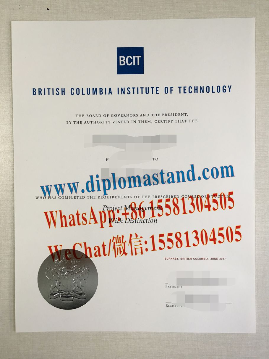 Make Fake British Columbia Institute of Technology Diploma