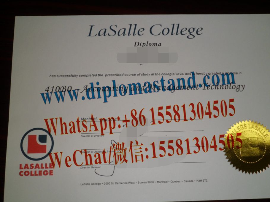 Make Fake Collège LaSalle Diploma