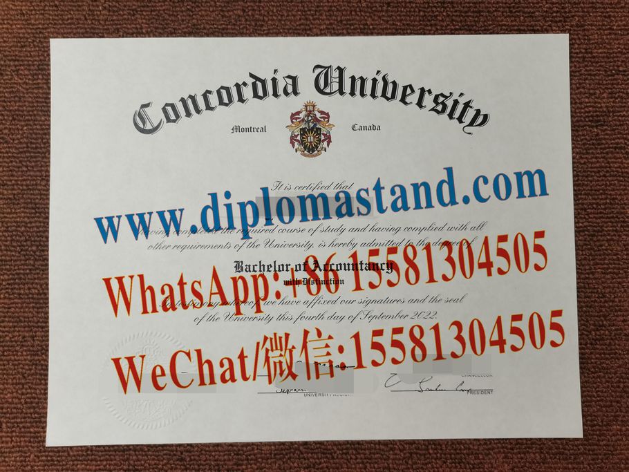 Make Fake Concordia University Diploma