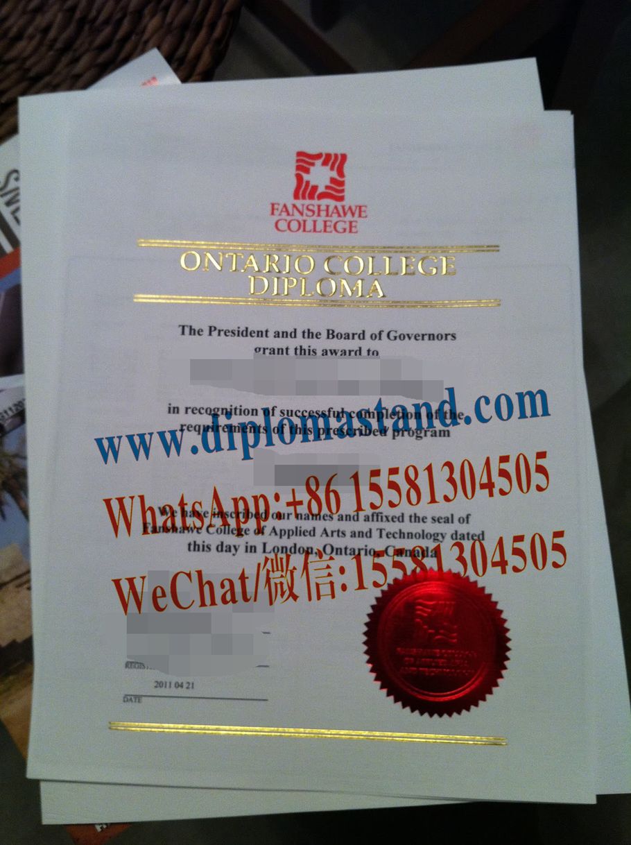 Make Fake Fanshawe College Diploma