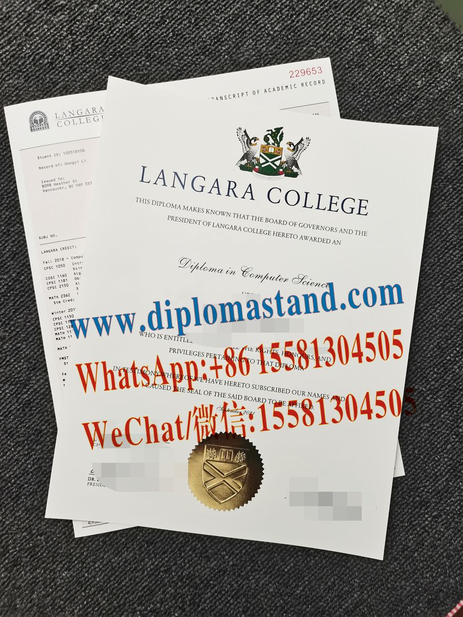 Make Fake Langara College Diploma