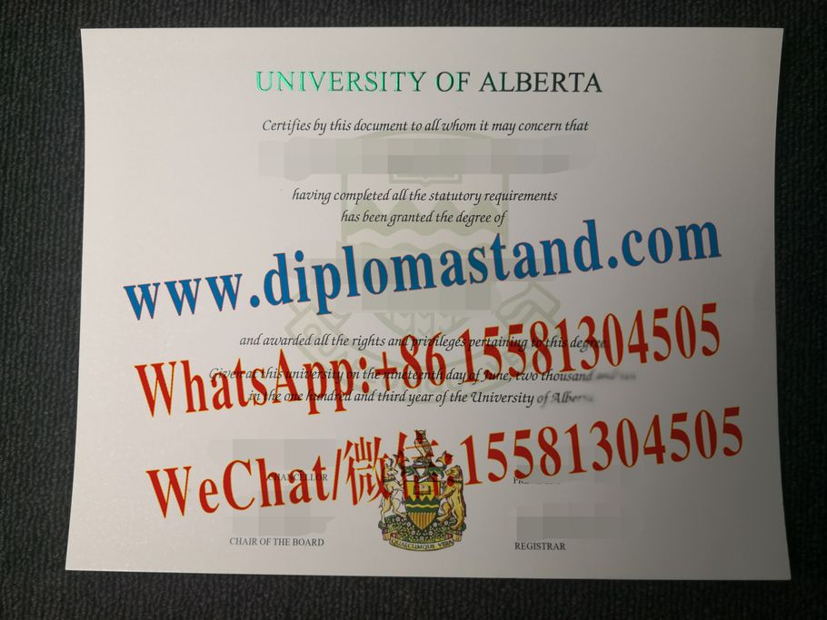 Make Fake University of Alberta Diploma