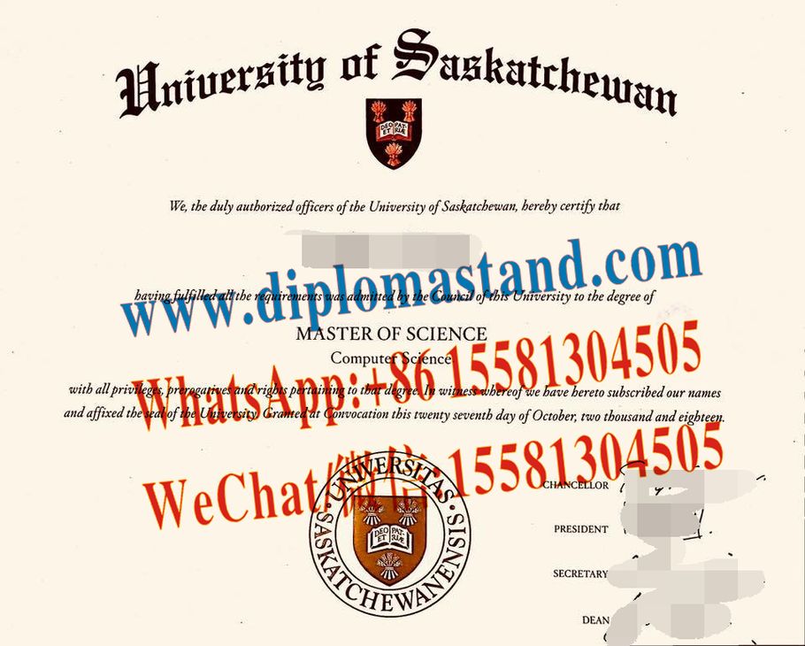 Make Fake University of Saskatchewan Diploma