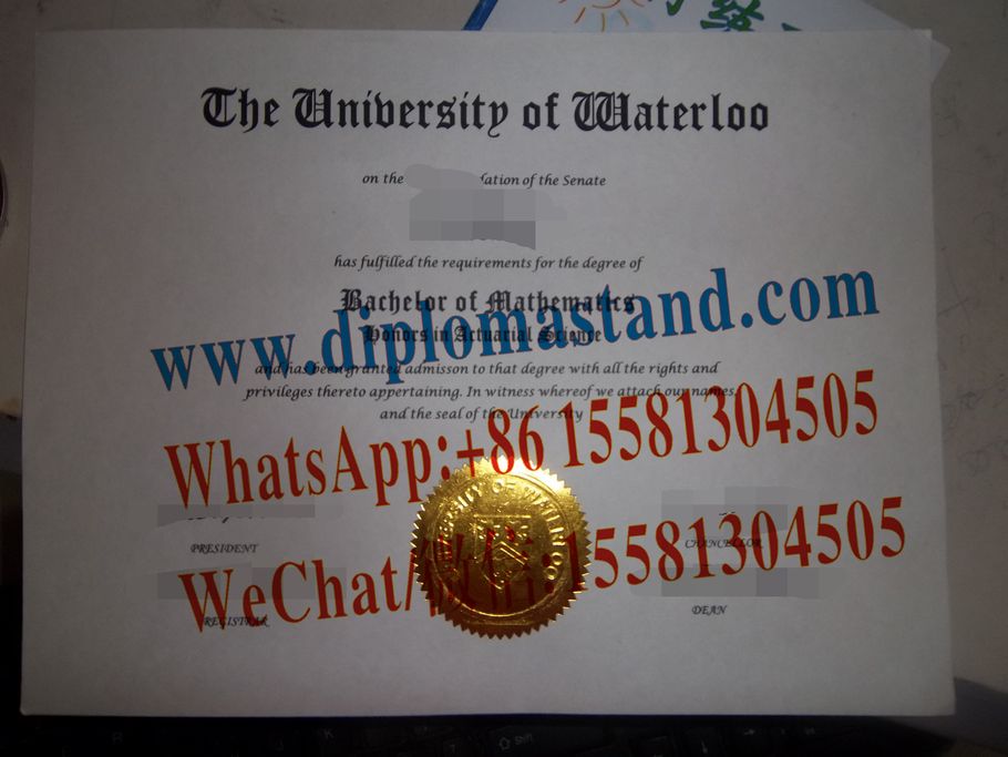 Make Fake University of Waterloo Diploma