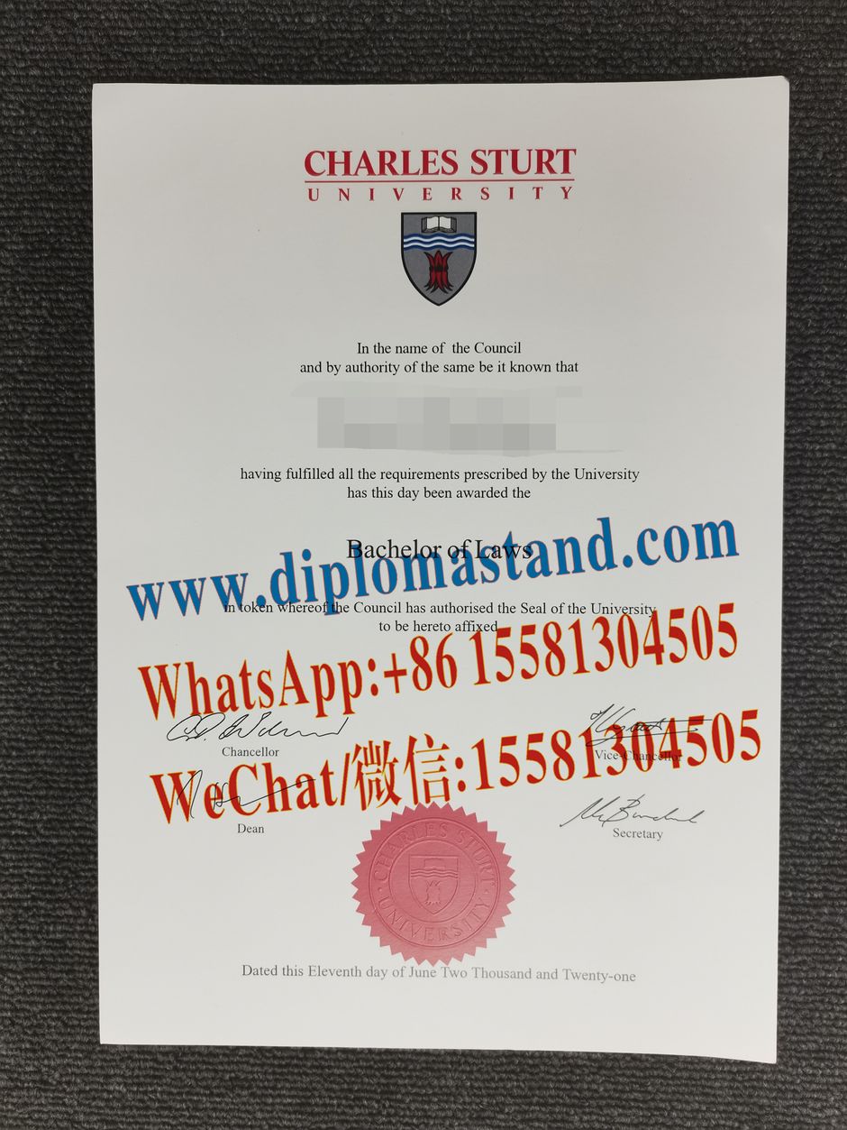 Replica Charles Sturt University Diploma Degree