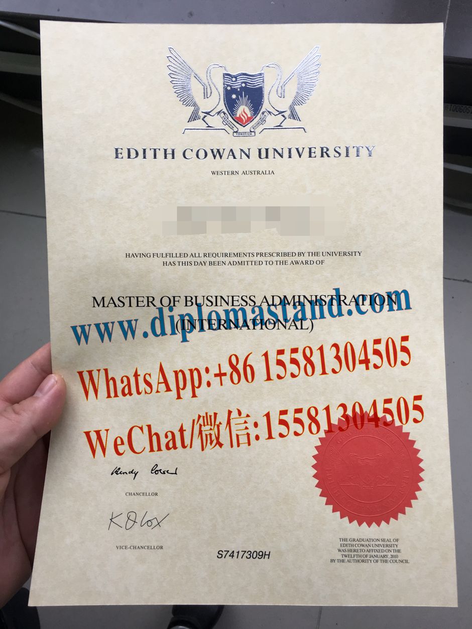 Replica Edith Cowan University Diploma Degree