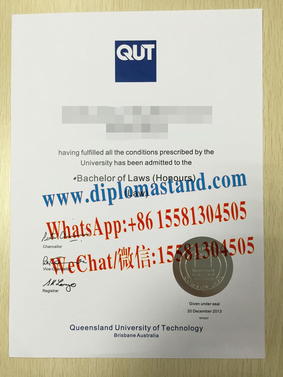 Replica Queensland University of Technology (QUT) Diploma Degree