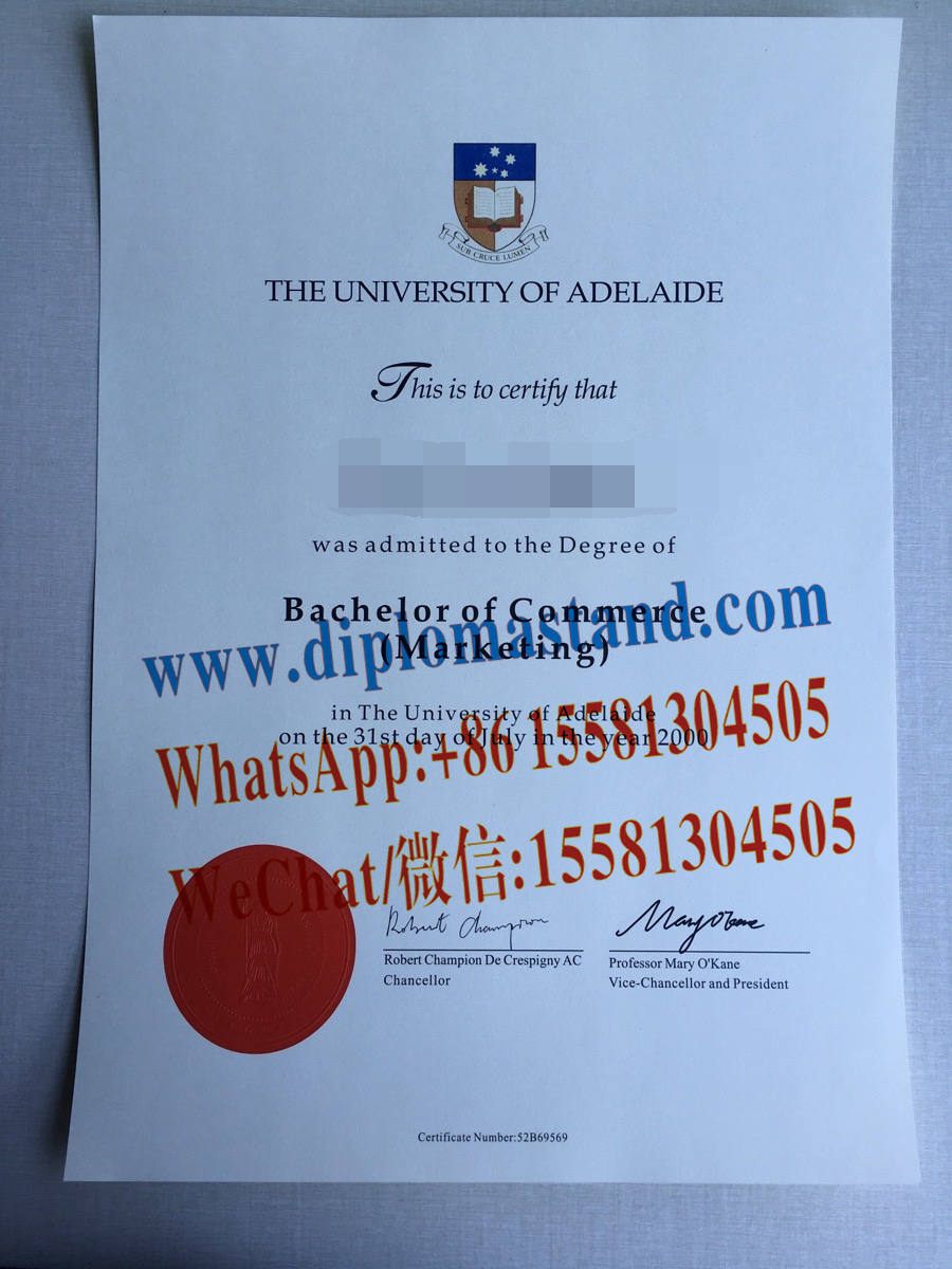 Replica The University of Adelaide Diploma Degree