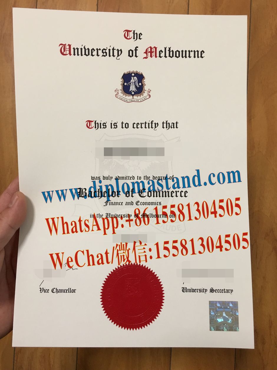 Replica The University of Melbourne Diploma Degree