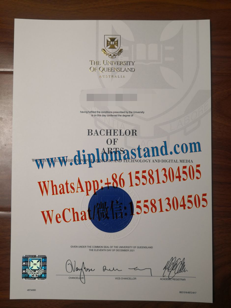 Replica The University of Queensland Diploma Degree