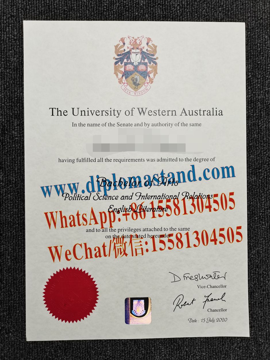 Replica The University of Western Australia Diploma Degree